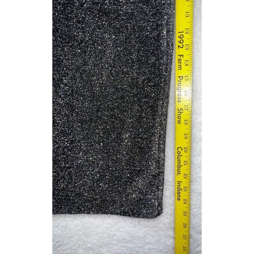 Express Black & Silver Glitter Pencil Skirt Womens XS/TP - Picture 5 of 5